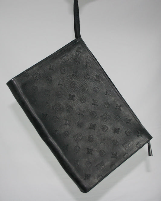 Embossed Pouch Wallet