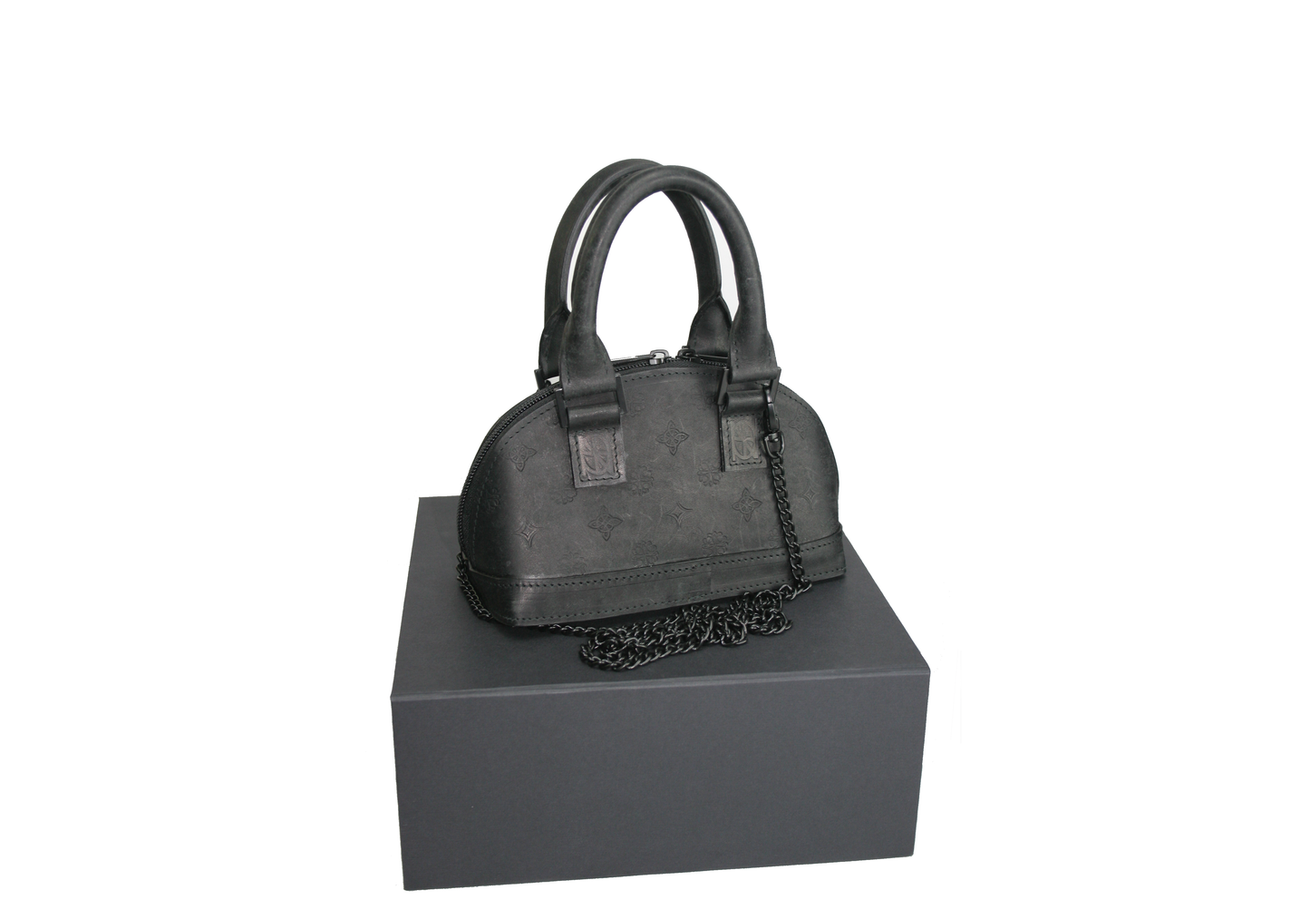 Embossed Mini-Handbag