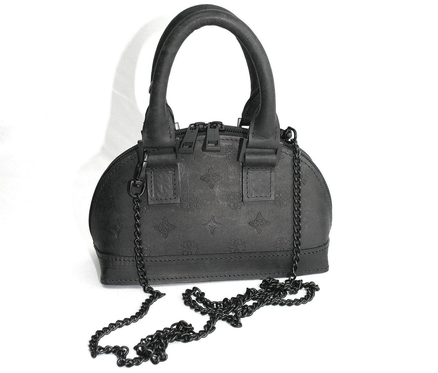 Embossed Mini-Handbag